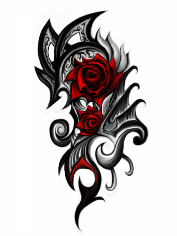 Tattooz Designs Tribal Rose Tattoos Designs Tribal Rose 