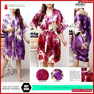 SCP063P85 Piyama One Flowy Set Baju Tidur Wanita | BMGShop
