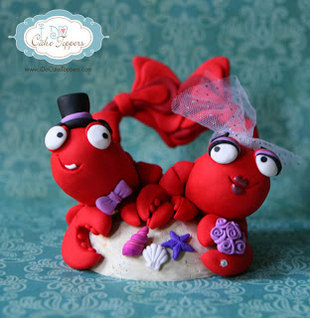pretty awesome lobster wedding cake topper pretty awesome lobster wedding cake topper