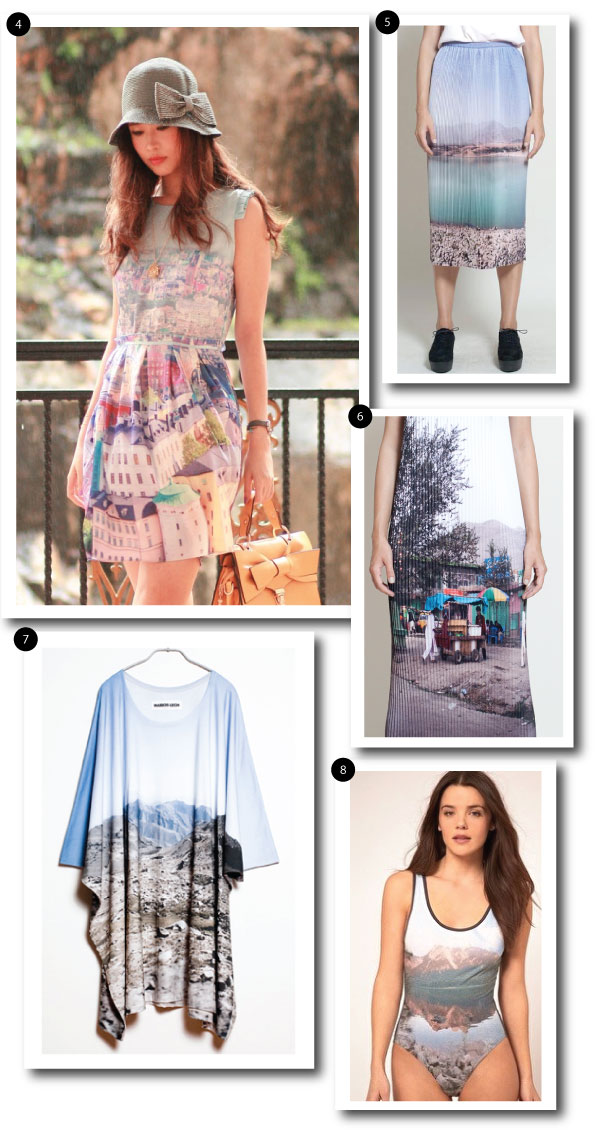 Print Fashion: Landscape Print Trend