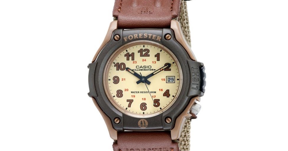 casio men's forester analog watch