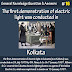 The first demonstration of electric light in India was conducted