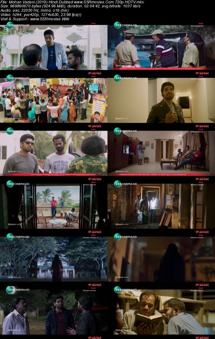 Mohan Vadani (2019) Hindi Dubbed 480p HDRip x264 350MB Movie Download