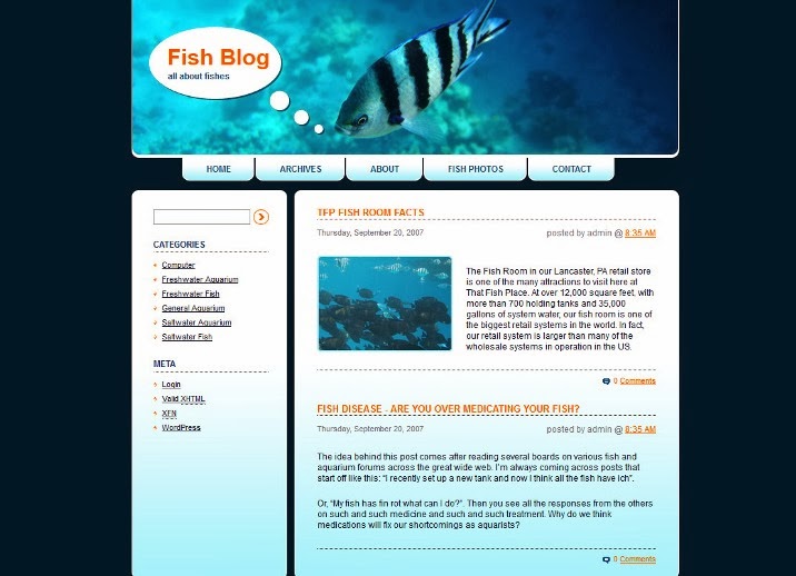 Fish WordPress Theme