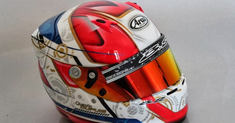 Racing Helmets Garage: Arai SK-6 Q.Dupus 2013 by BS Designs