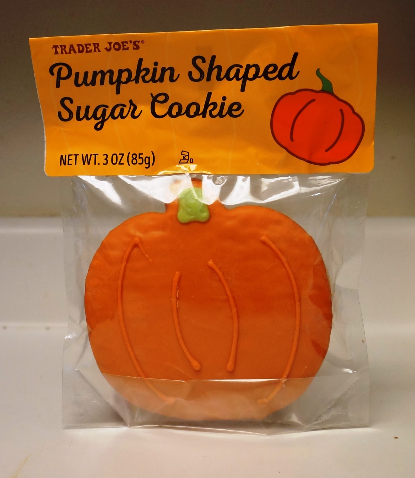 Exploring Trader Joe's Trader Joe's Pumpkin Shaped Sugar Cookie