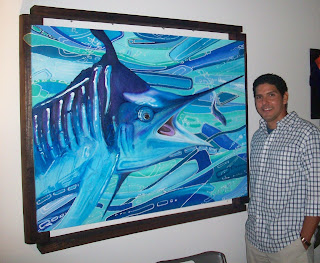 exhibicion de peces (Marlin) y la vida marina en Delray Beach FL, USA