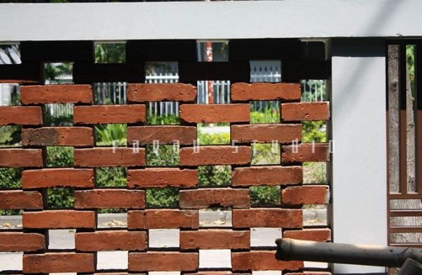 model desain pagar batu bata rumah minimalis
