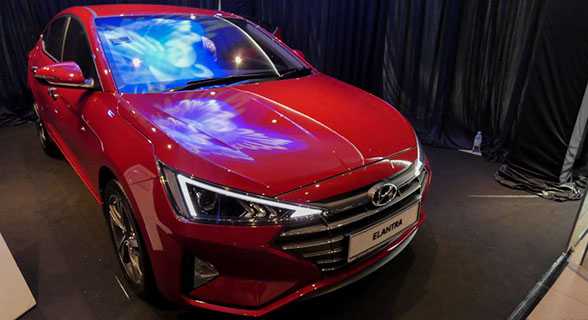 Hadapan Hyundai Elantra 2019 facelift Hyundai Elantra 2019 facelift