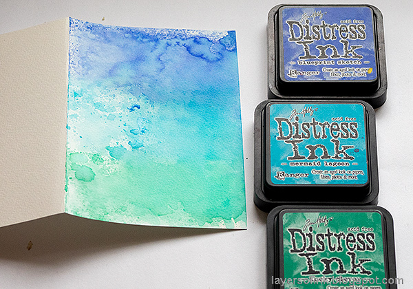 Layers of ink - Hot Air Balloon Shaker Card Tutorial by Anna-Karin Evaldsson.