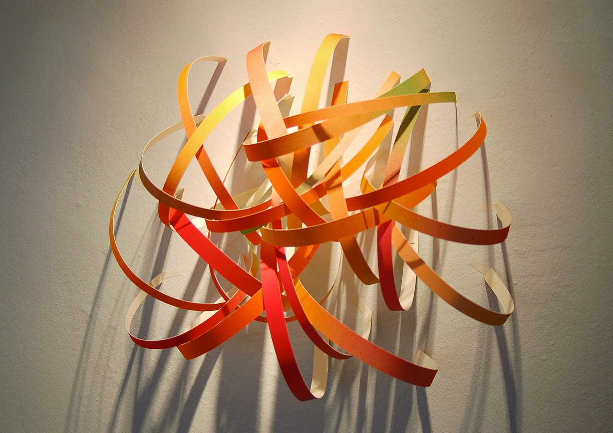 Wall-Mounted Paper Sculpture
