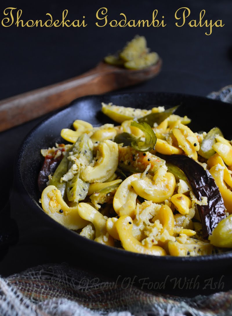 Thondekai Godambi Palya Recipe | How To Make Ivy Gourd Cashew Nut Stir Fry / Tindora Sabji Thondekai Godambi Palya Recipe | How To Make Ivy Gourd Cashew Nut Stir Fry / Tindora Sabji