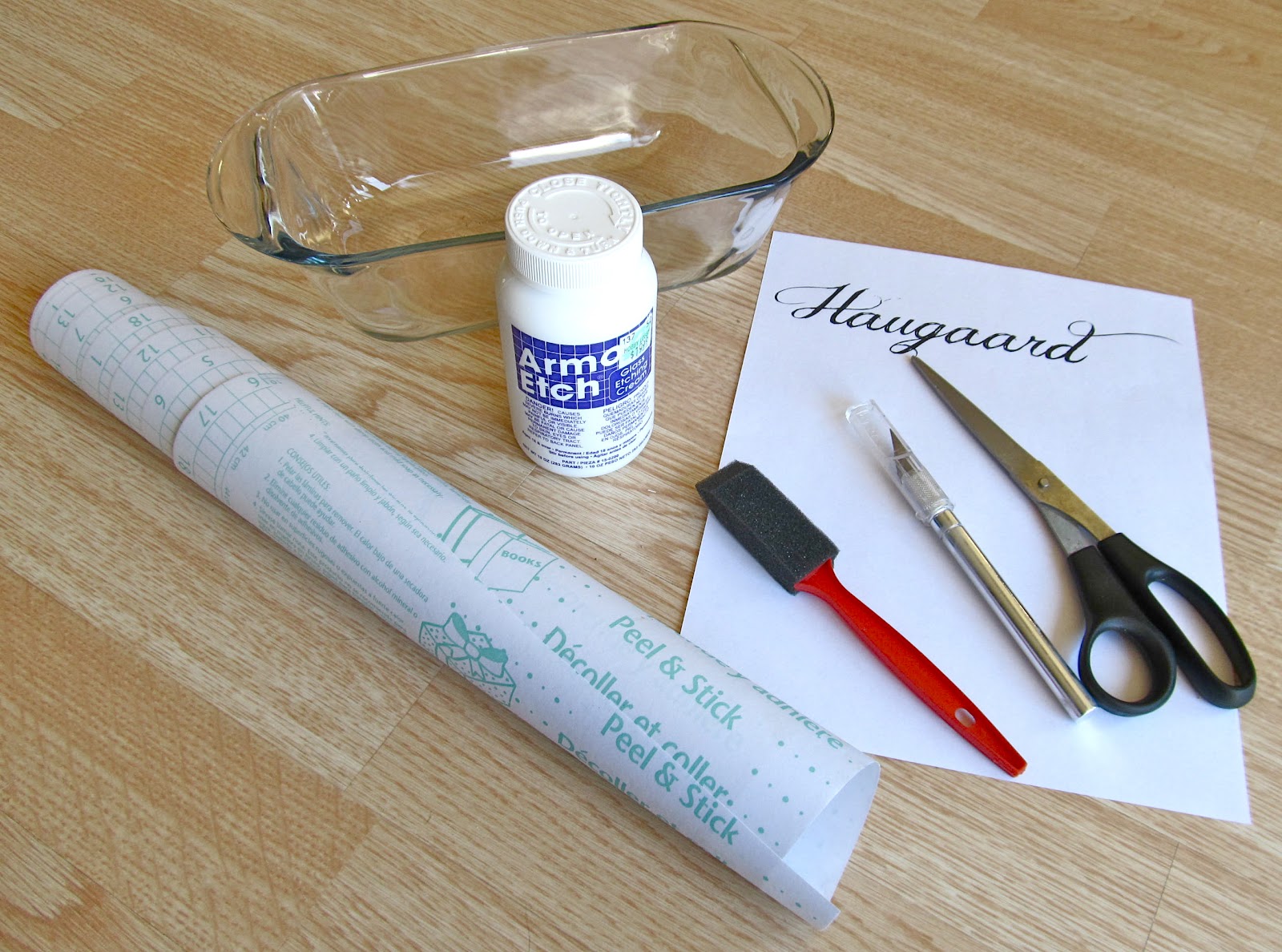 How to Make Glass Etching Stencils