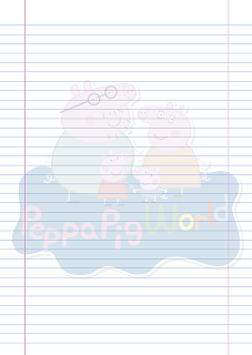Folha Papel Pautado Peppa Pig World PDF para imprimir na folha A4 Folha Papel Pautado Peppa Pig World PDF para imprimir na folha A4