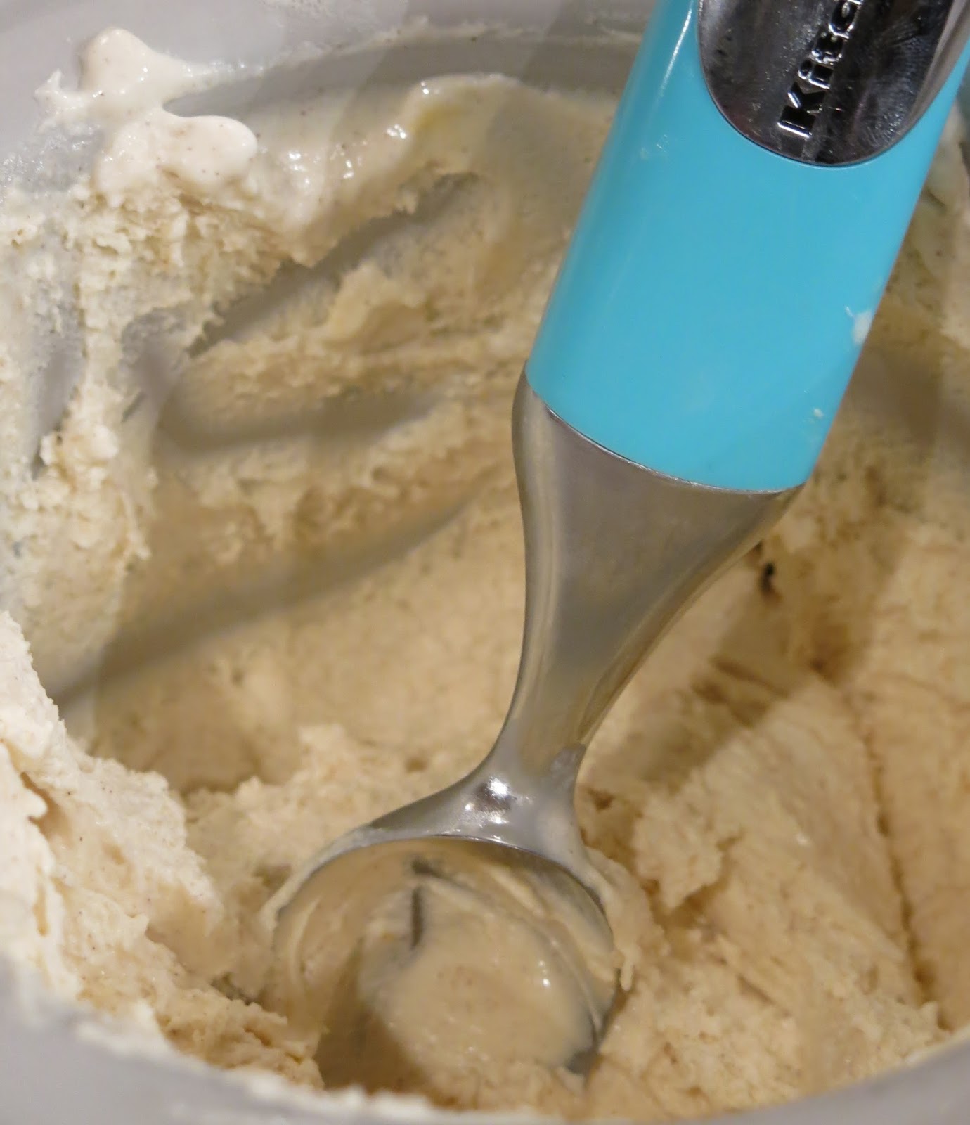 Hot Snickerdoodle Sundae with Cinnamon Brown Sugar Ice Cream Purple