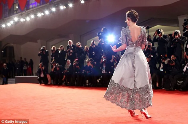 Kristen Stewart goes glamorous at the 'Equals' Venice premiere