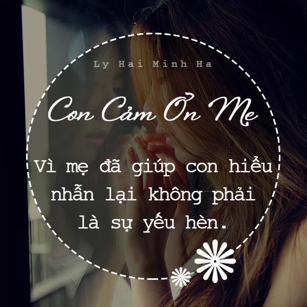 Những lời cảm ơn Mẹ ý nghĩa xuất phát từ trái tim con