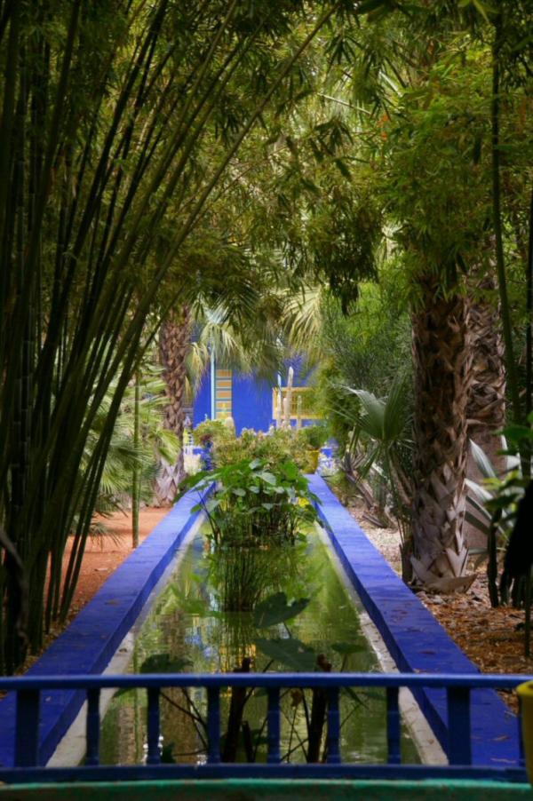 Les jardins de Majorelle chez mbarek