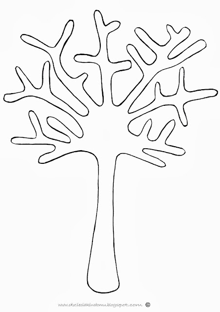 szablon drzewa
