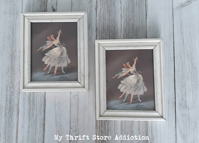Check out the vintage thrift store finds of the week including a pair of Carina ballerina prints available at thriftstoreaddiction.etsy.com! Carina ballet prints
