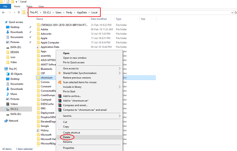 Cara Menghapus Chromium di Windows 10 Permanen - Ferdy Chau - Be a ... Cara Menghapus Chromium di Windows 10 Permanen - Ferdy Chau - Be a ...