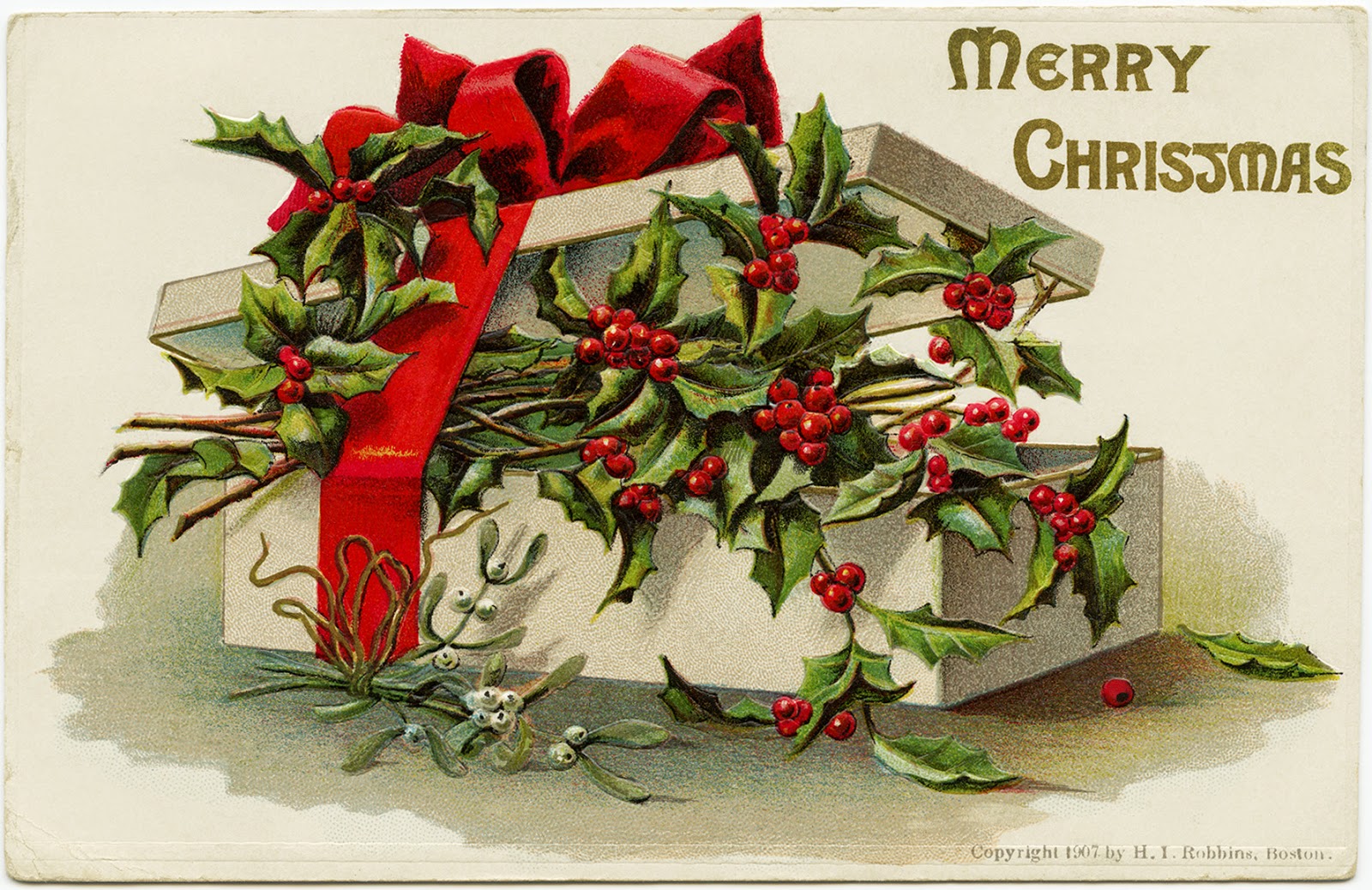 Vintage Christmas Postcards.