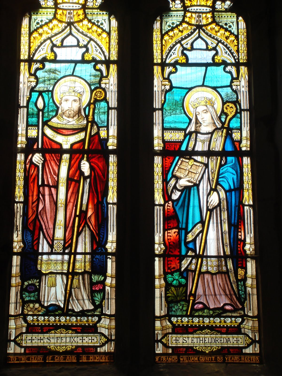 A Clerk of Oxford: Suffolk Stained Glass Saints