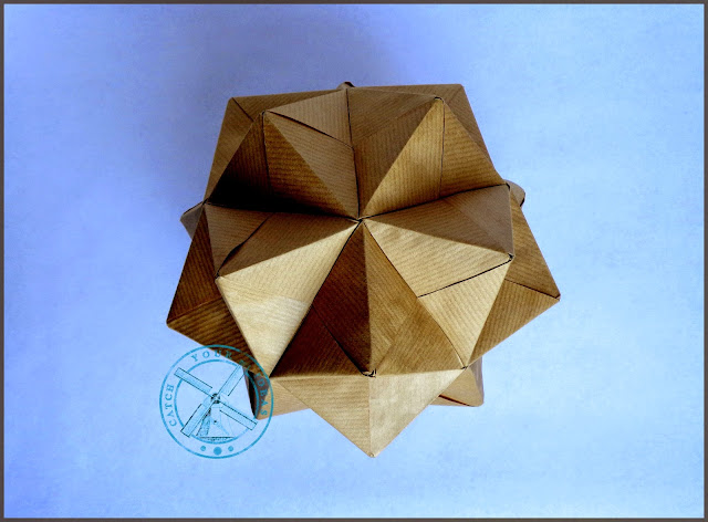 origami modułowe, modular origami, sonobe, modul sonobe, origami modulowe, model, model origami, kolczataka origami, jezyk origami