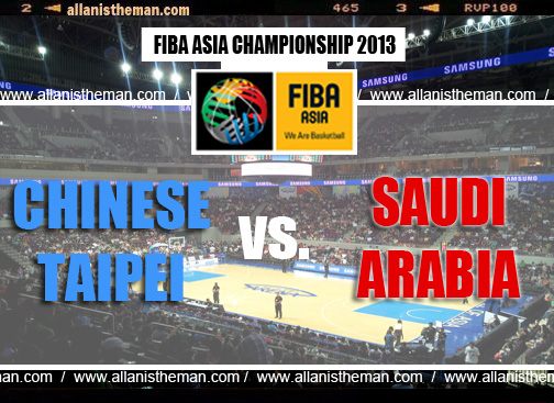 FIBA Asia 2013: Taipei vs Saudi Full Game Replay