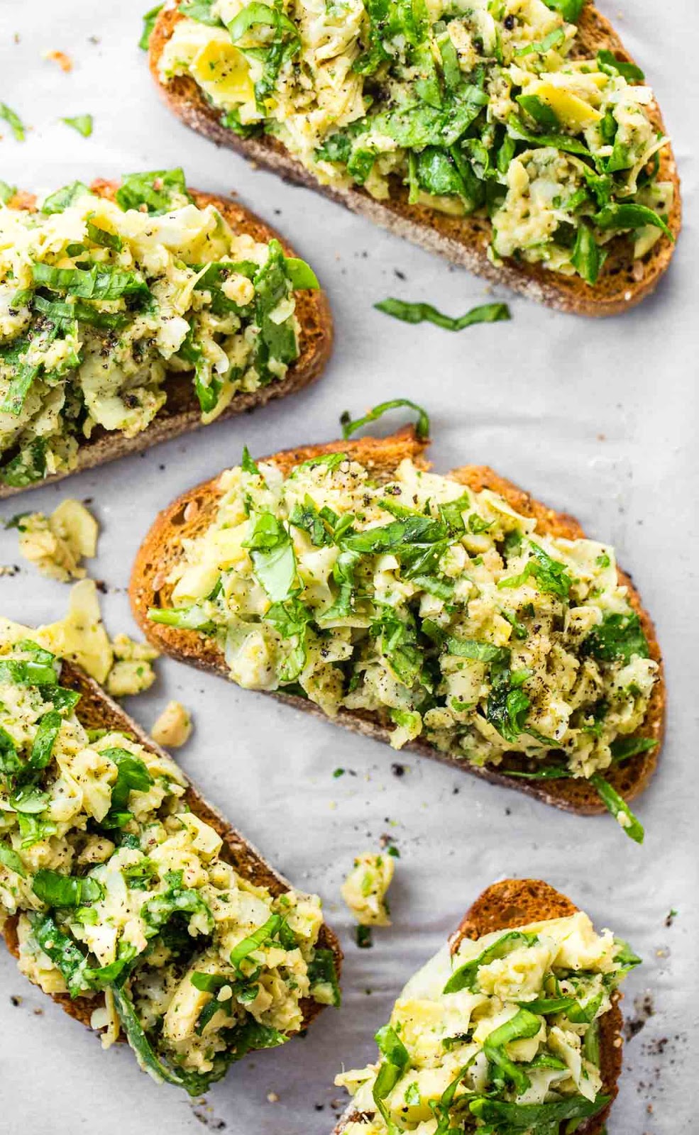 Low Sodium Breakfast Recipes Avocado and White Bean Toast