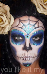 skull sugar face makeup halloween dead costume easy skulls mexican tutorial paint candy muertos los dia costumes simple skeleton painting