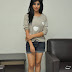 Shamili Hot Legs Thigh Stills In Mini Blue Short