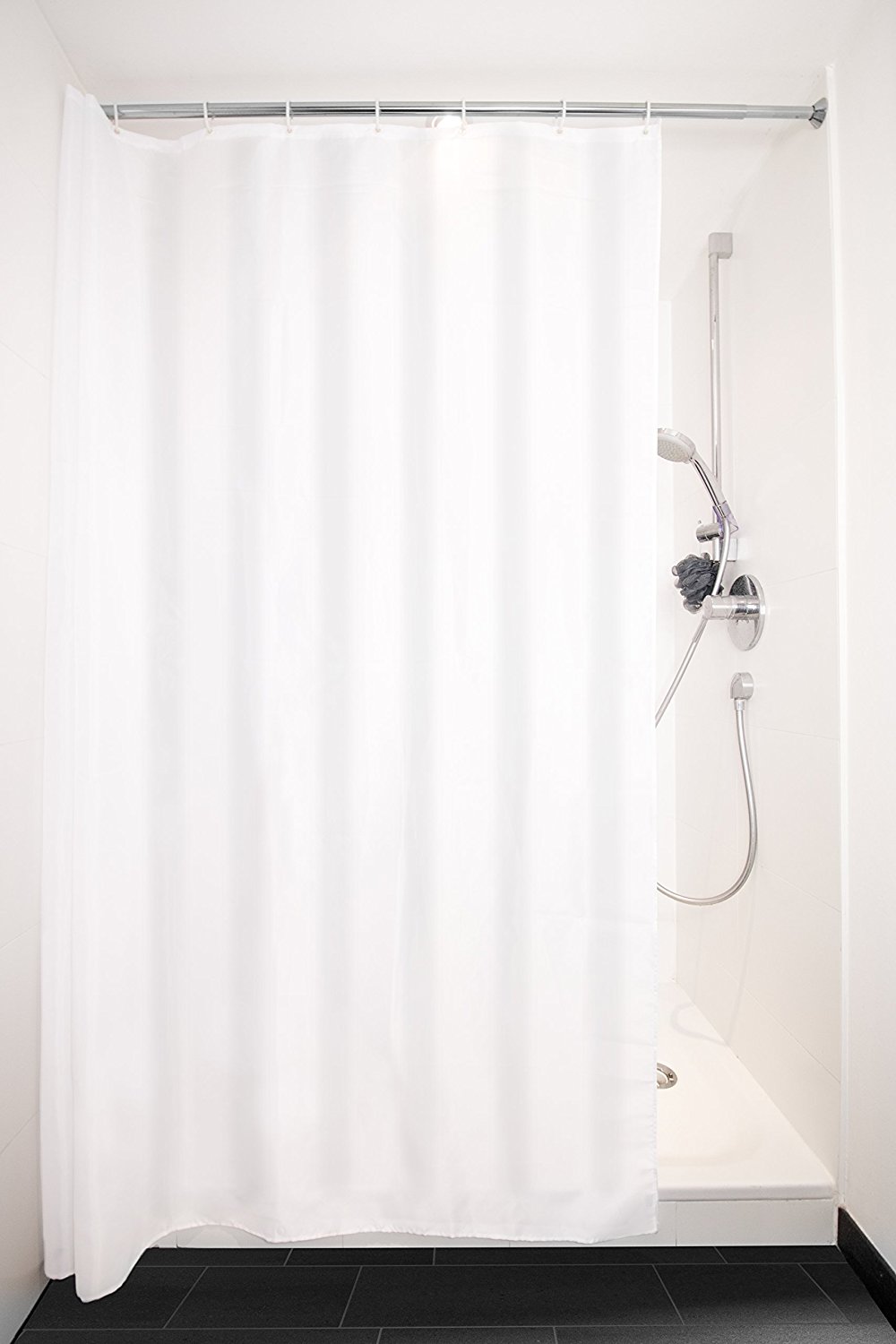 Leseratten VALNEO Duschvorhang in weiß mit AntiSchimmelEffekt, 180 x