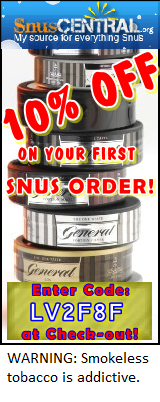 The legendary SnusCentral.com Snus Shop