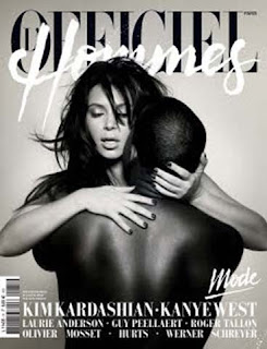 Kim Kardashian & Kanye West Pose Naked