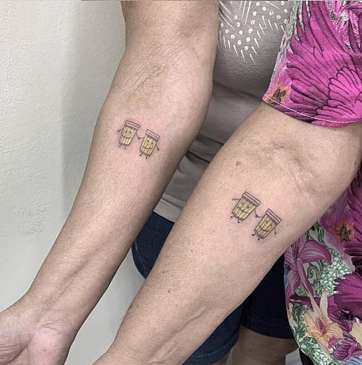 Two Women Celebrated Their 30-Year Friendship By Getting Beautiful Couple Tattoos Of What They Both Adore Most