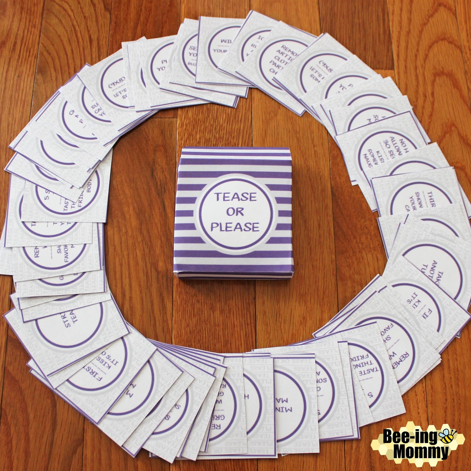 Tease or Please a Couples Card Game for