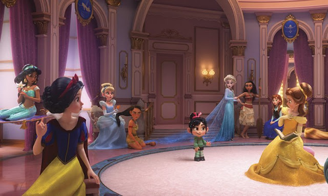 Vanellope y las Princesas Disney