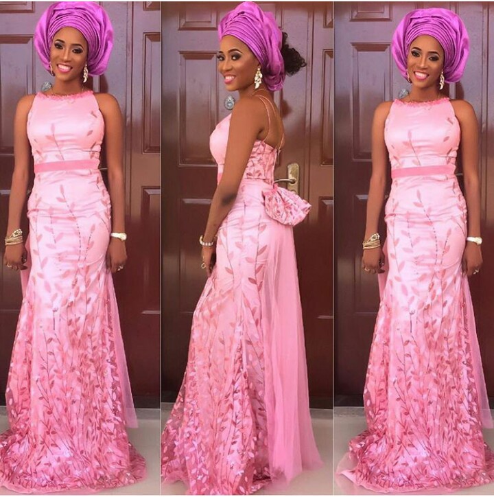 Trendy Aso Ebi Styles With Cord Lace For Stylish Ladies