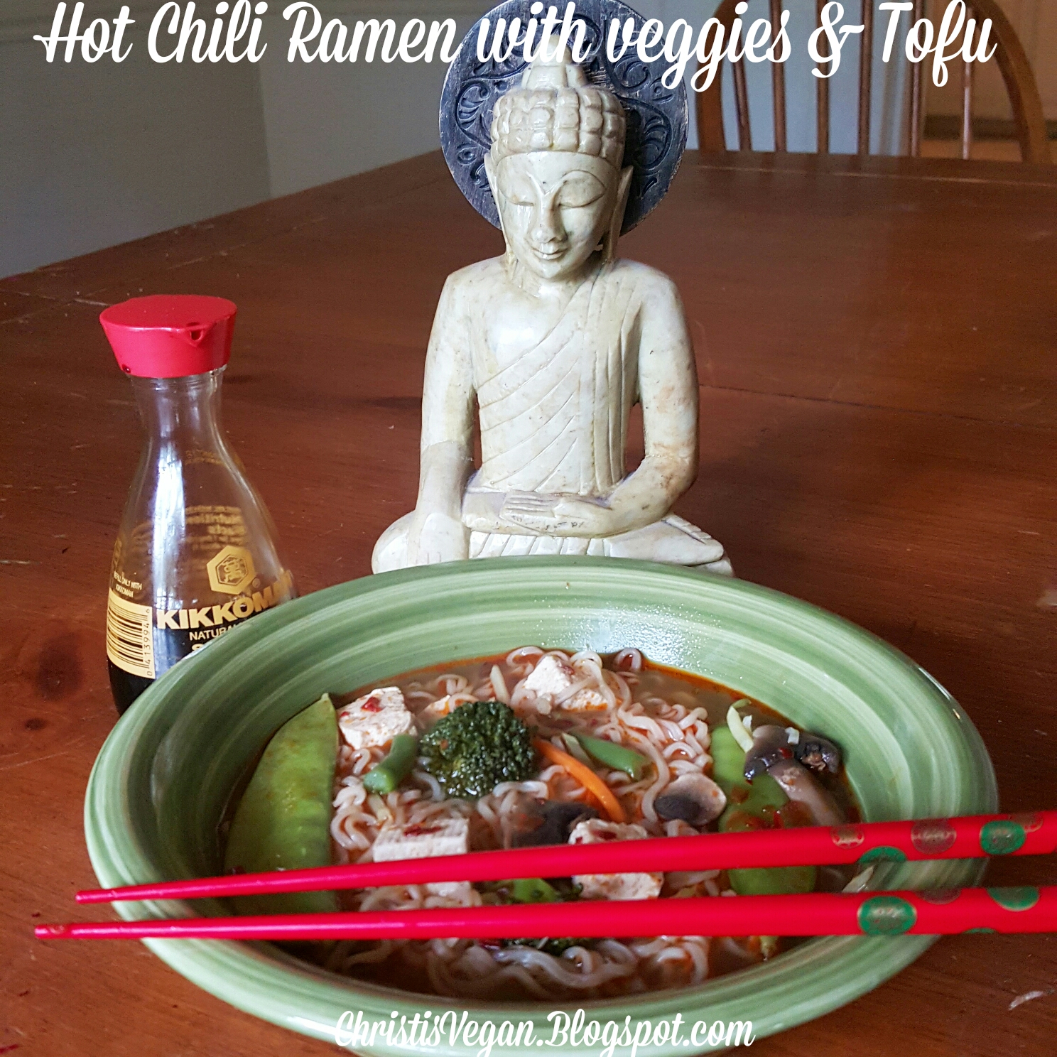Christi's Vegan Life Hot Chili Ramen with Veggies & Tofu