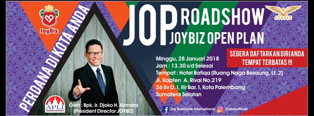 Presentasi JOP Perdana Joybiz di Kota Palembang Presentasi JOP Perdana Joybiz di Kota Palembang