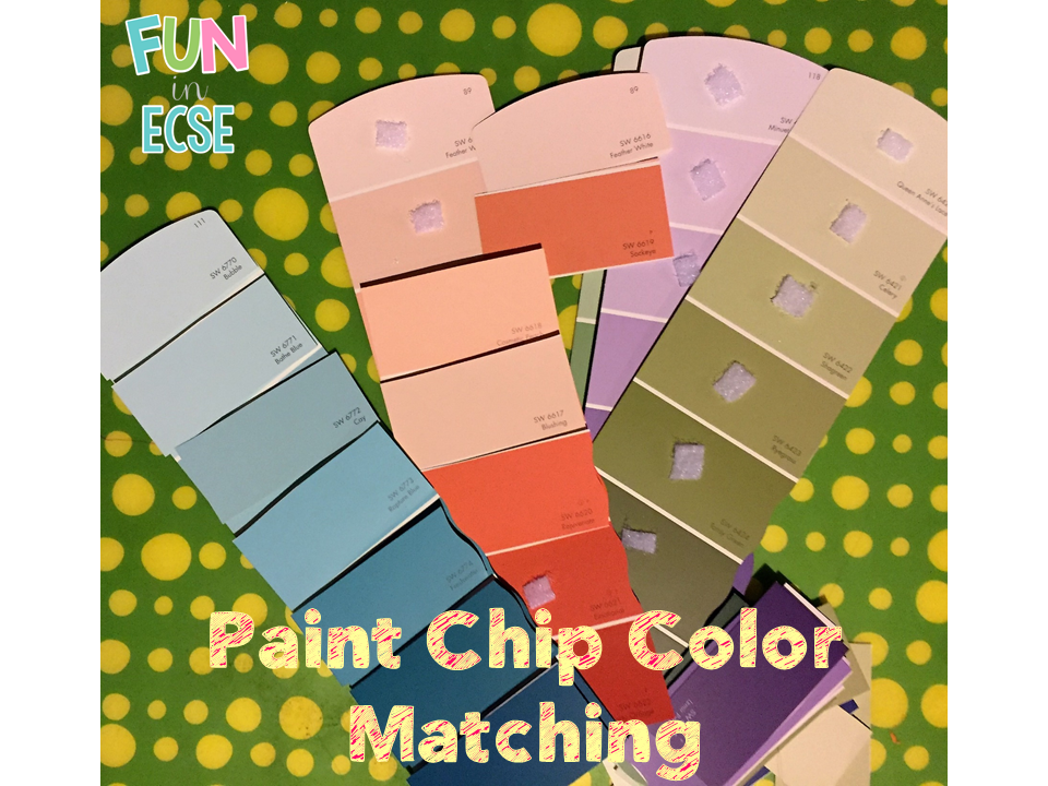 Paint Chips Galore! Fun in ECSE
