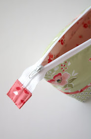 Open Wide Zipper Pouch made by Andy Knowlton of A Bright Corner