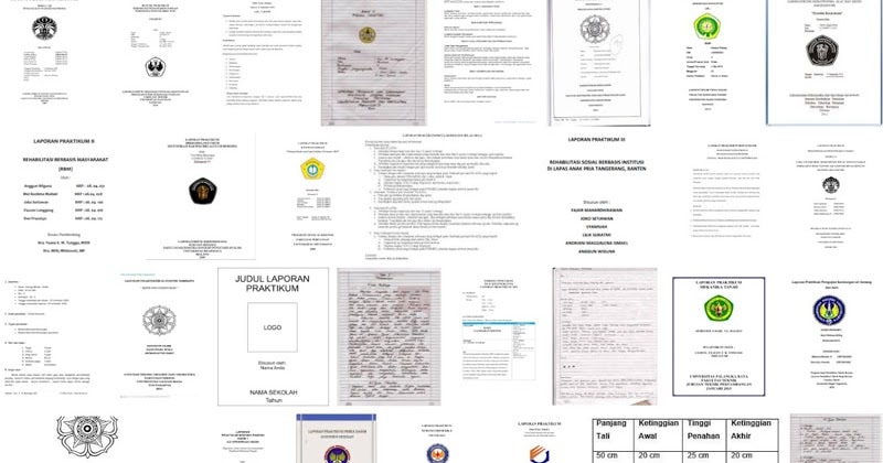 Contoh Laporan Praktikum Yang Baik Dan Benar Kosngosan