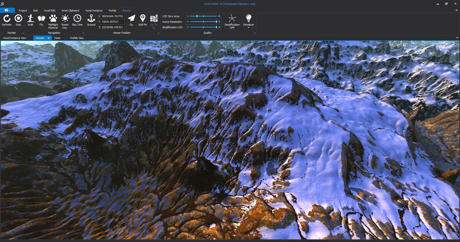 Procedural World Introducing Pollock