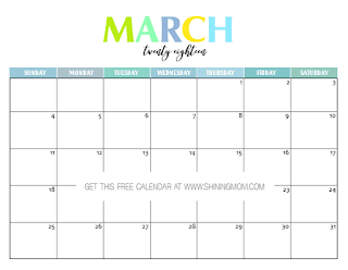 Free Printable Calendar March 2018 Free Printable Calendar March 2018