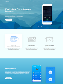 Landing Page giới thiệu ứng dụng điện thoại đẹp mẫu số 2