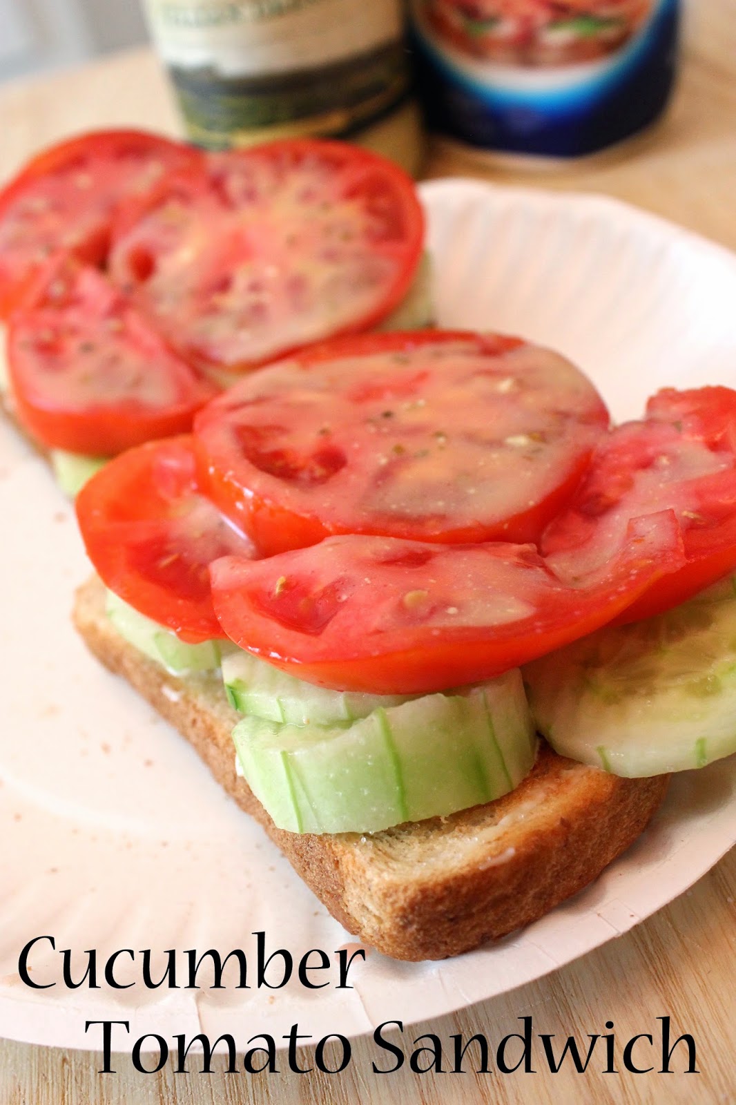 Days in Neverland THE Cucumber Tomato Sandwich