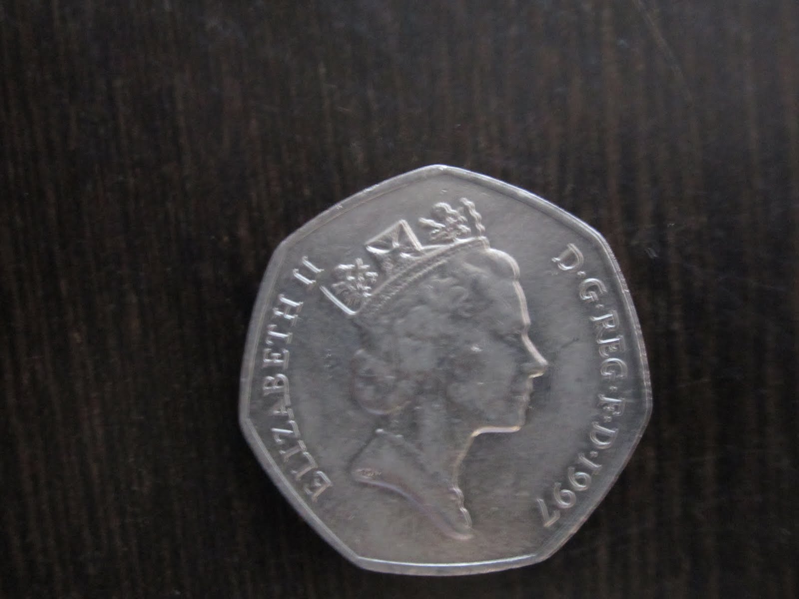 RARE. PIECE DE Monnaie. Fifty Pence 1997. Elizabeth II EUR 2.100,00
