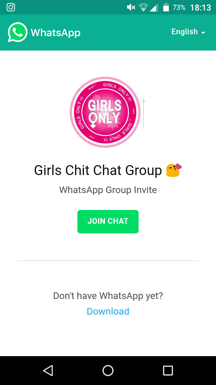 Girl chat with whatsapp